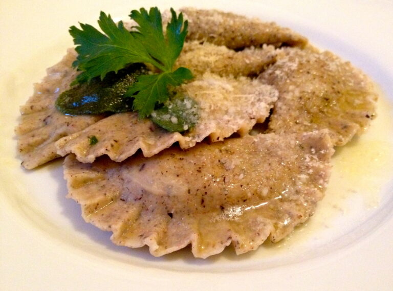 Ravioli di grano saraceno al-kharshûf. - Salvo Nicastro Chef