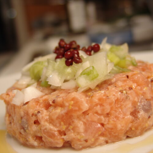 Lelli Kelly: Tartare di Salmone - Salvo Nicastro Chef