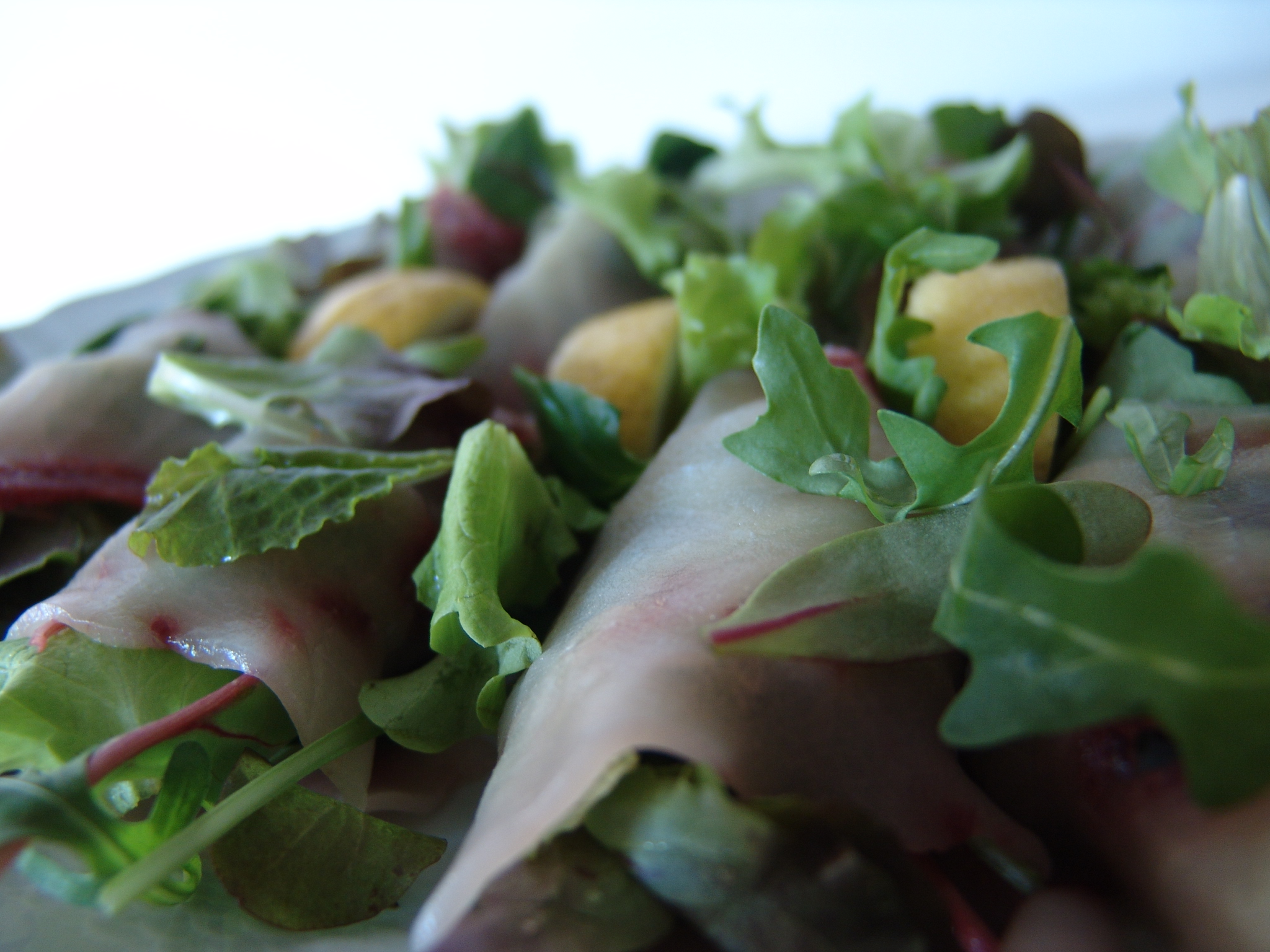 Carpaccio di Spada, Misticanza e Citronette - Salvo Nicastro Chef