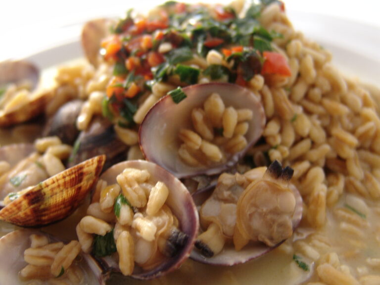 Vongole veraci e Kamut - Salvo Nicastro Chef