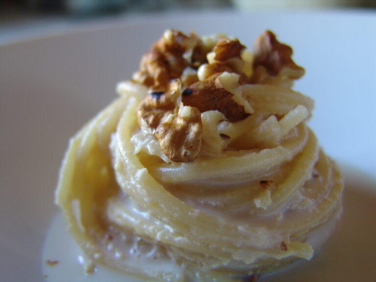 Carbonara di Ricotta e Noci - Salvo Nicastro Chef