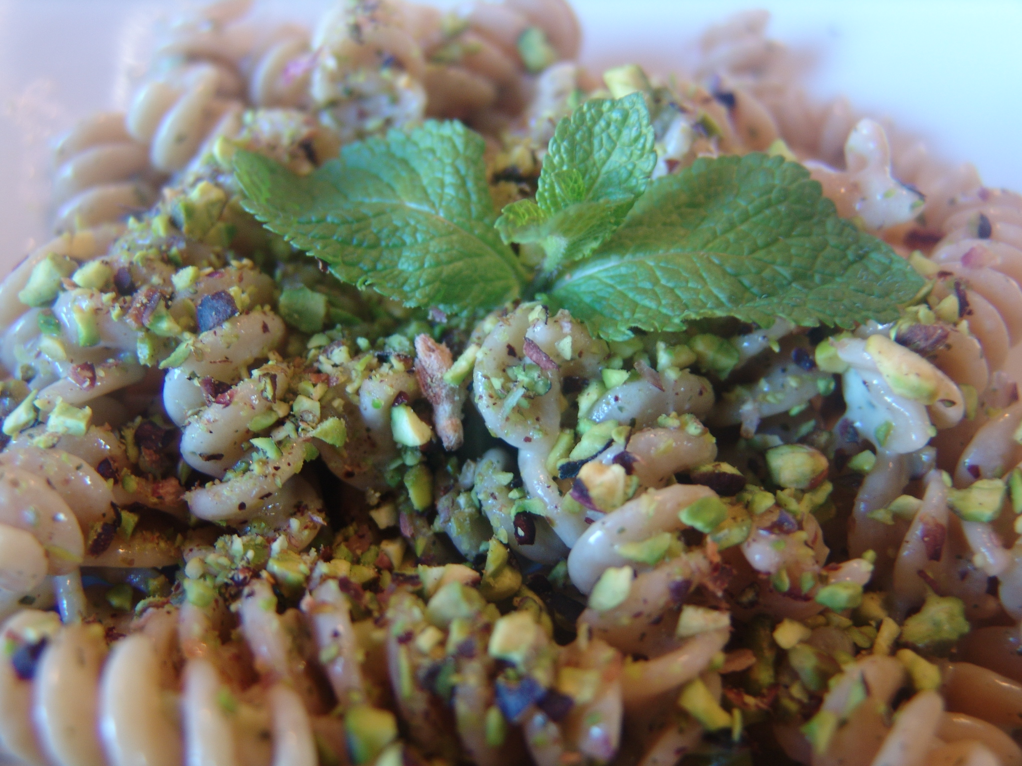 Fusilli di Farro al pesto di Pistacchio di Bronte - Salvo Nicastro Chef
