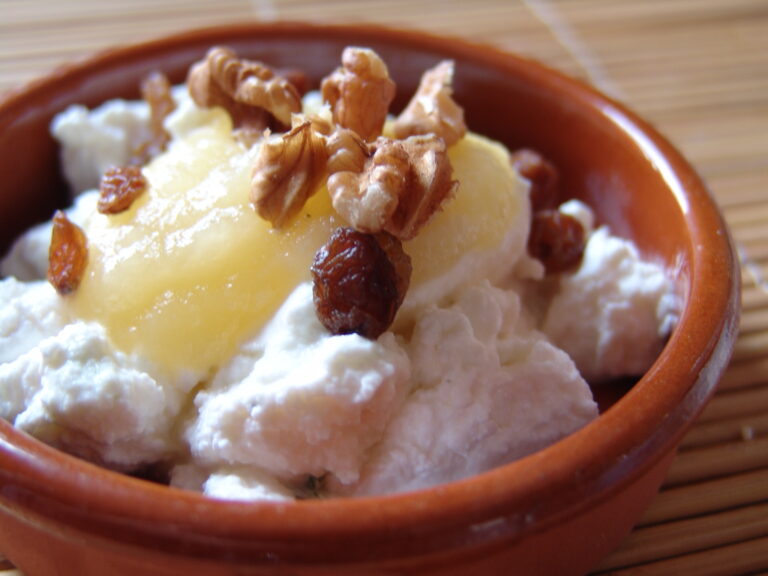 Ricotta con mele cotte e noci - Salvo Nicastro Chef