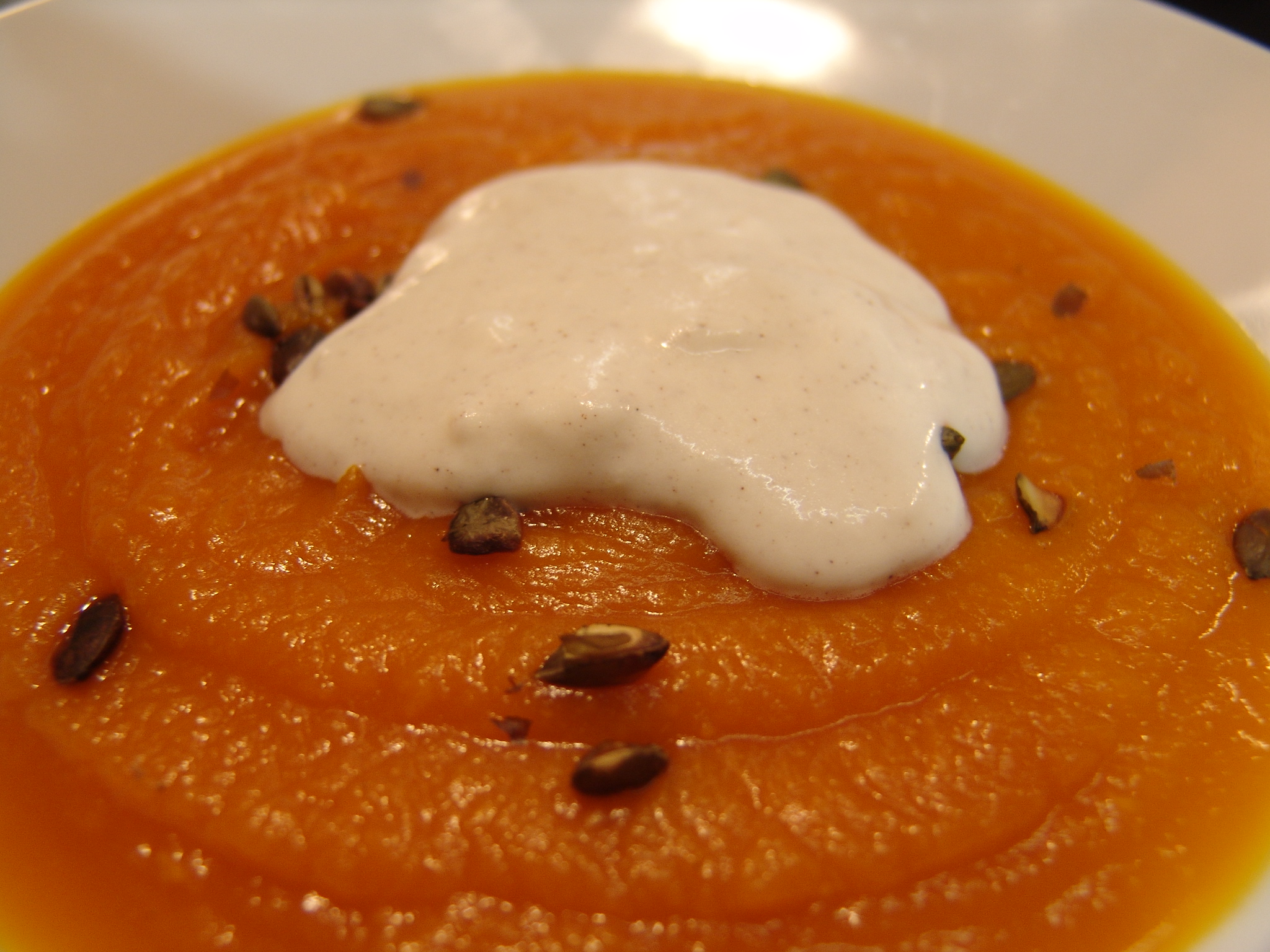 Kuzu Vellutata di Zucca con crema di Ricotta alla cannella - Salvo Nicastro Chef