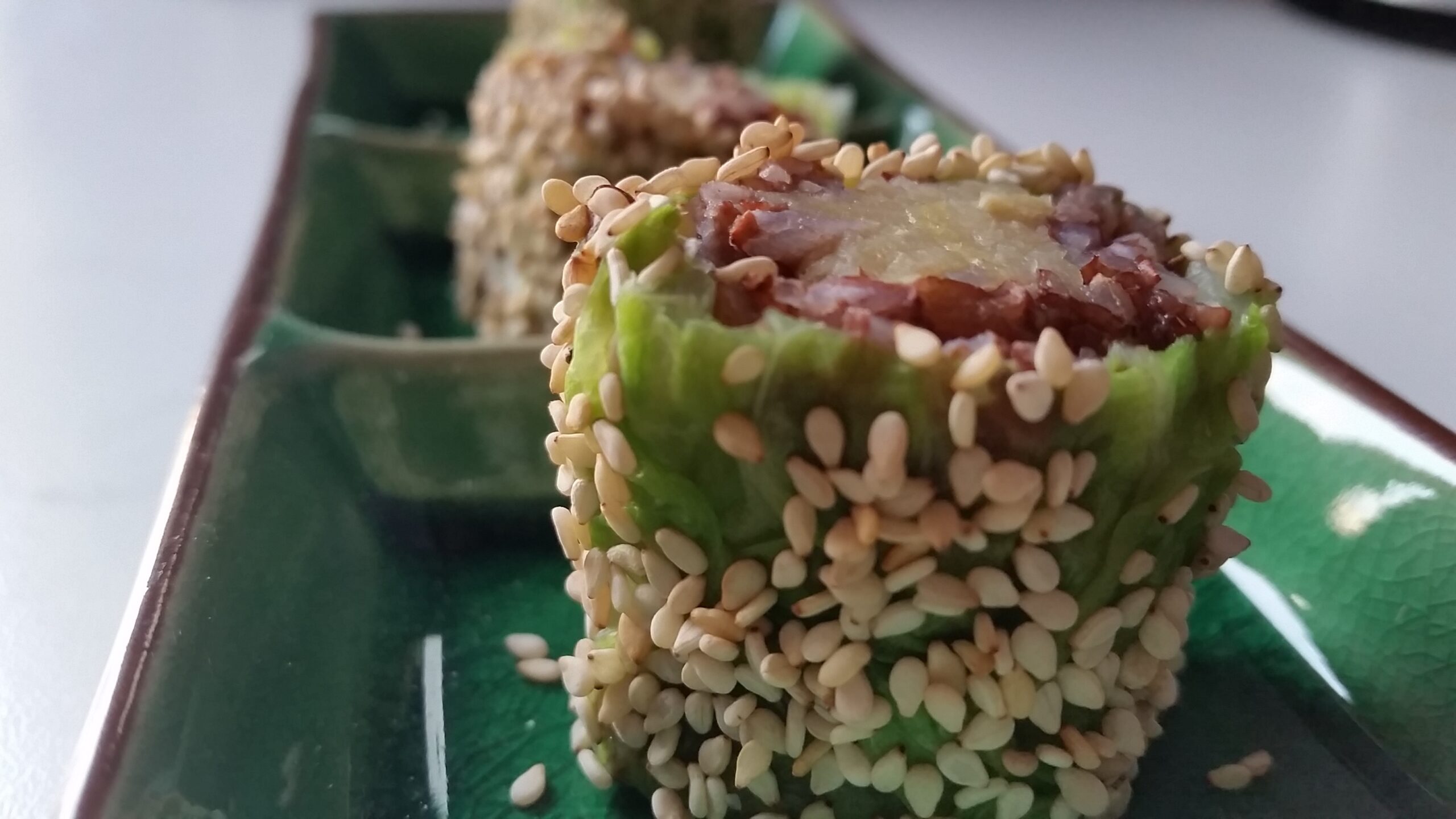 dis ordine: Sushi di verza e lenticchie - Salvo Nicastro Chef