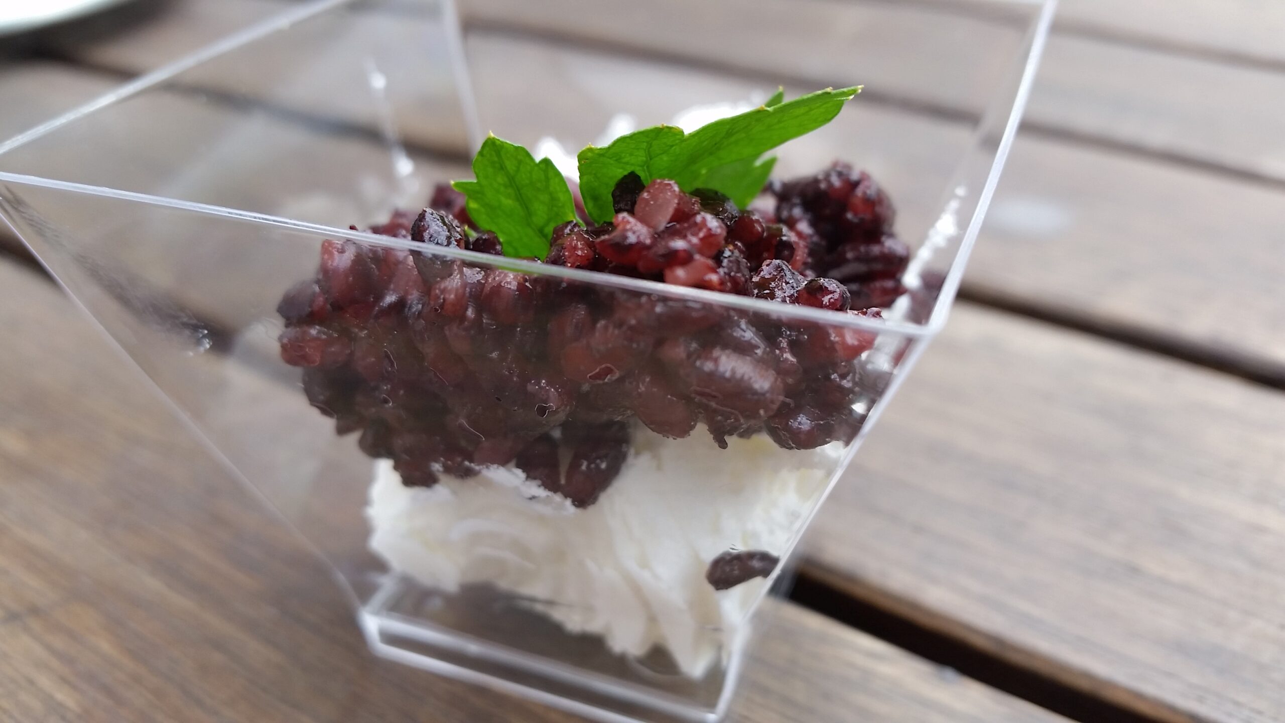 Riso venere e ricotta in bicchiere - Salvo Nicastro Chef