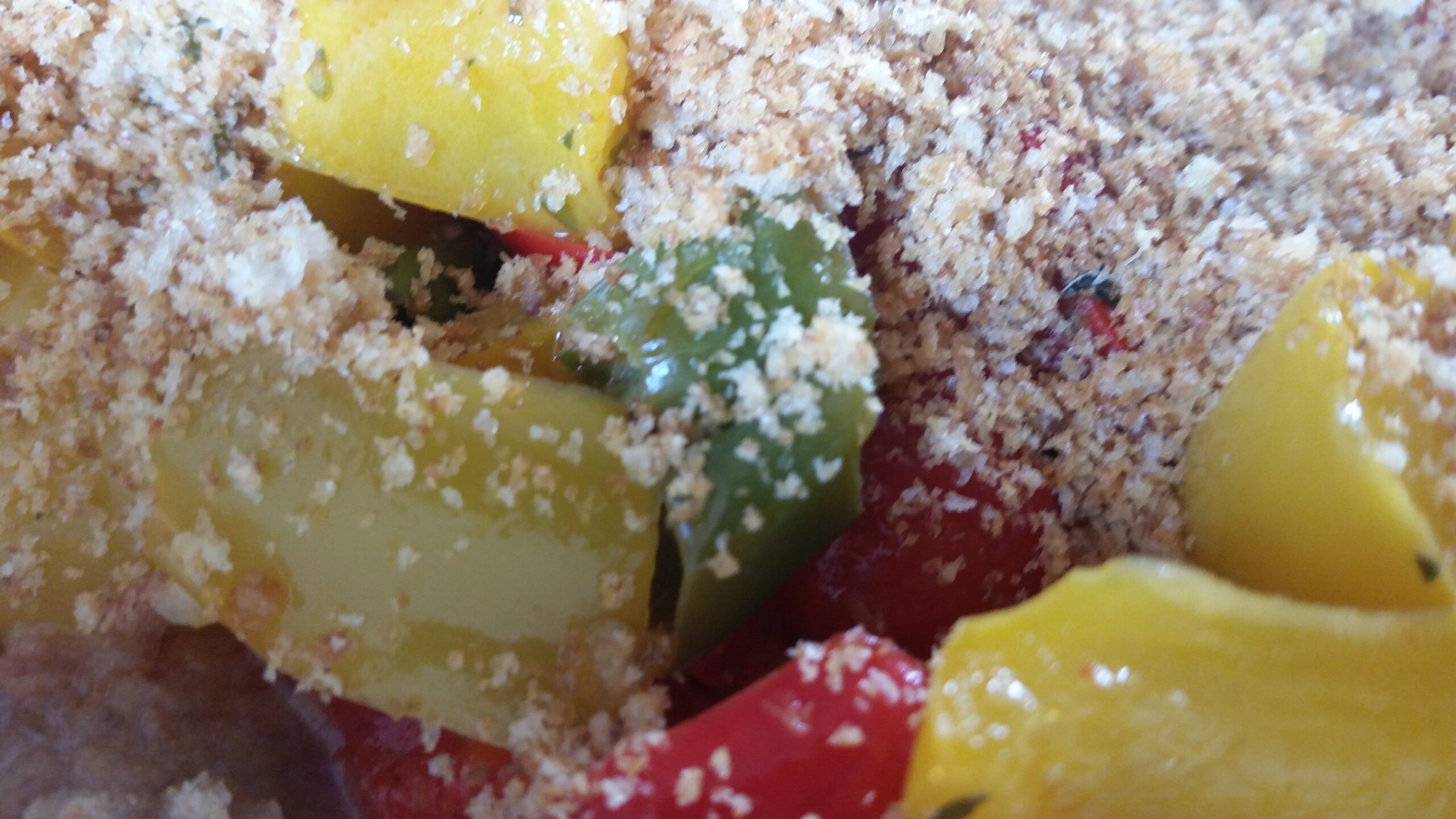 Peperonata ammollicata rossa, verde e gialla di Vittoria - Salvo Nicastro Chef