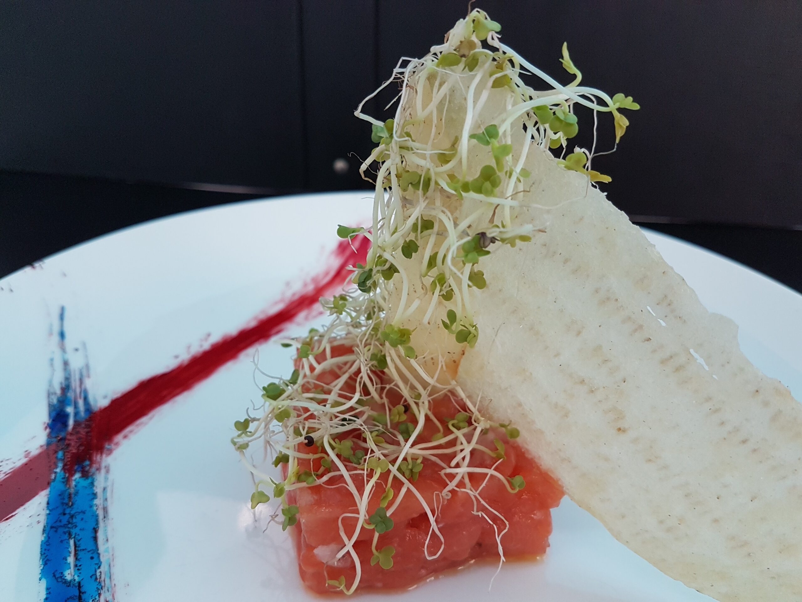 Tartare di Tonno rosso con olio di Sesamo tostato e Gomasio - Salvo Nicastro Chef