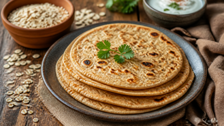 Chapati di fiocchi d’avena
