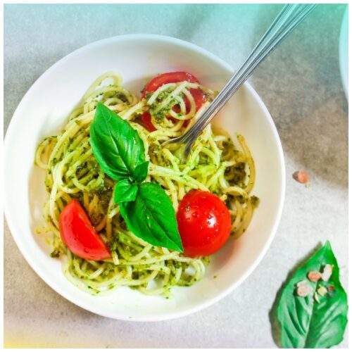 Cavati al pesto di mandorle