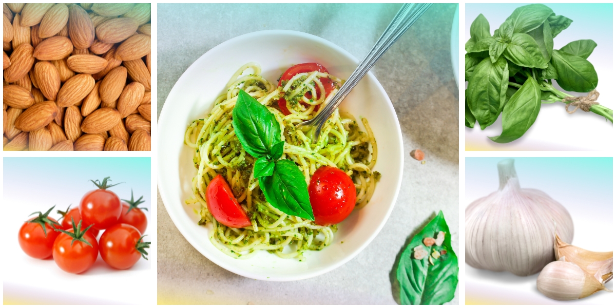 Cavati al pesto di mandorle