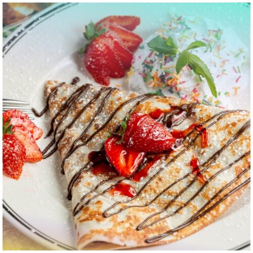 Crêpes ai frutti di bosco