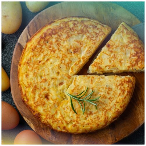Frittata di cipolle senza uovo