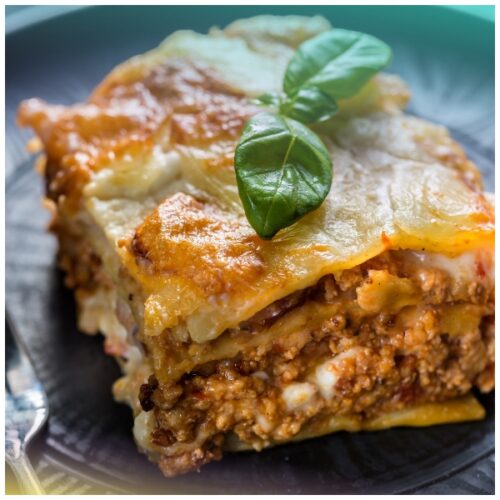 Lasagnetta aperta alle sarde e finocchietto selvatico