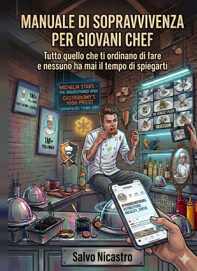 Copertina del libro Manuale di sopravvivenza per giovani chef