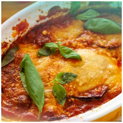 Parmigiana con pistacchio