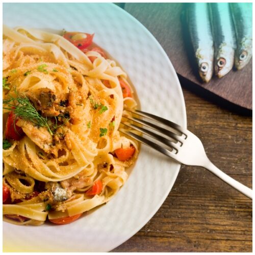Pasta chi sardi a mari