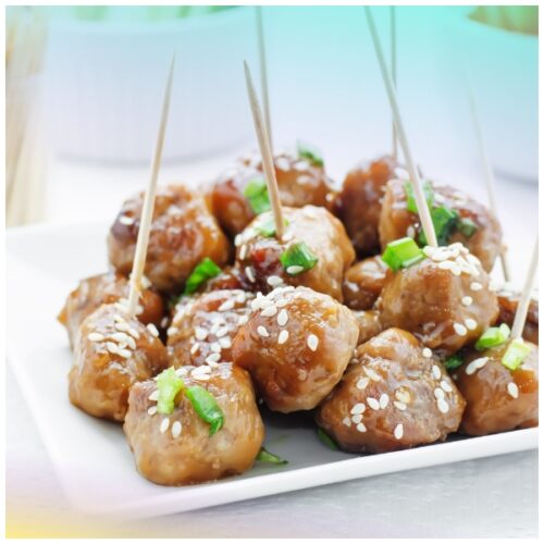 Polpette di seitan al sesamo