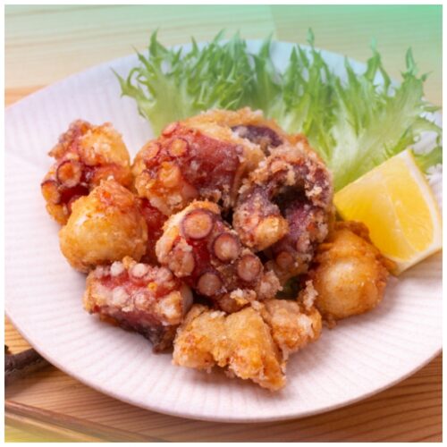 Polpo fritto in pastella di ceci e patate