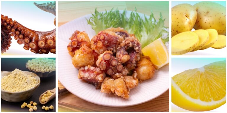 Polpo fritto in pastella di ceci e patate