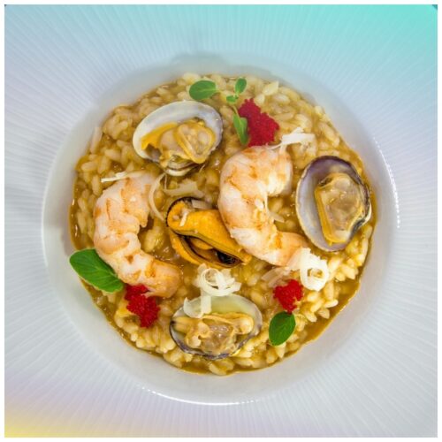 Ravioli di gamberetti ai frutti di mare