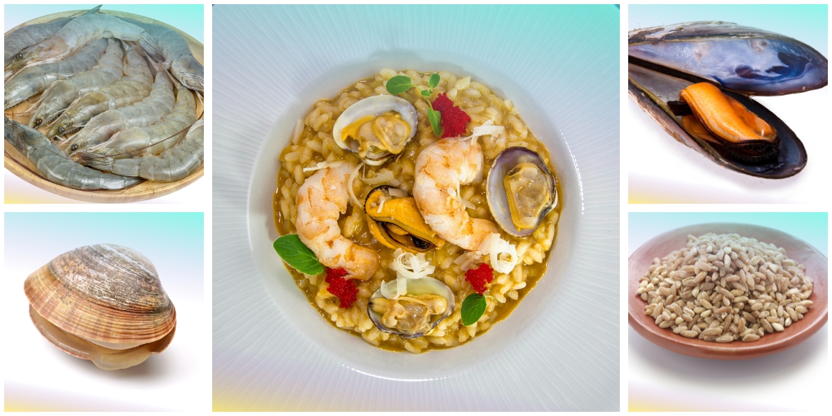 Ravioli di gamberetti ai frutti di mare
