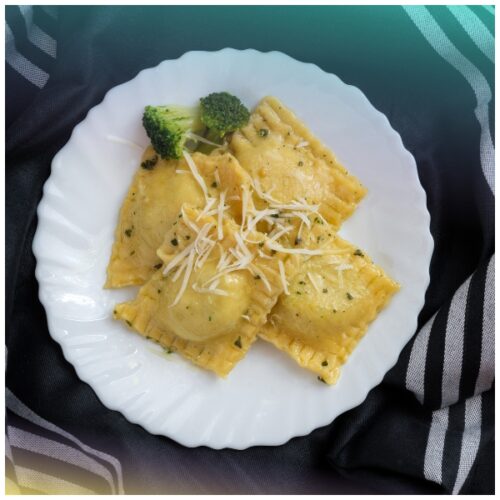 Ravioli al pistacchio
