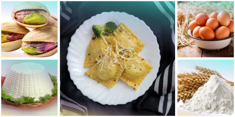 Ravioli al pistacchio