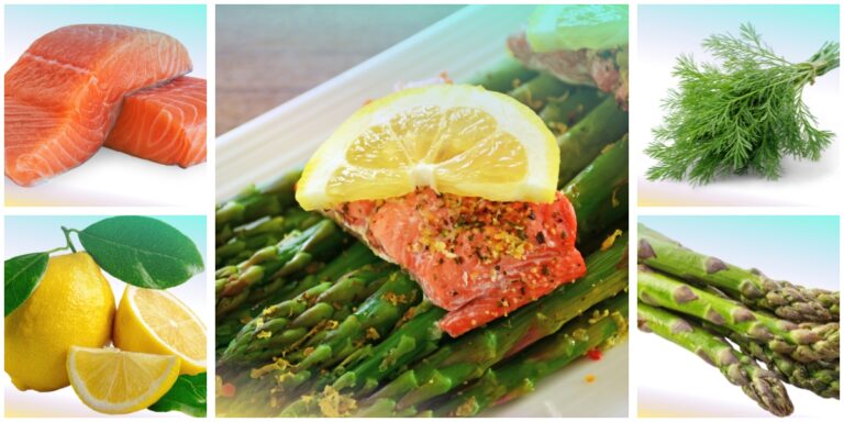 Salmone al vapore