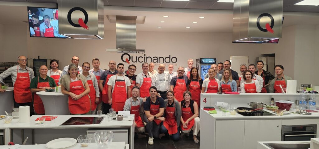 Team building alla scuola di cucina Qucinando