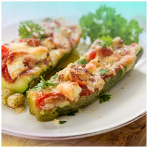 Zucchine in crosta di parmigiano